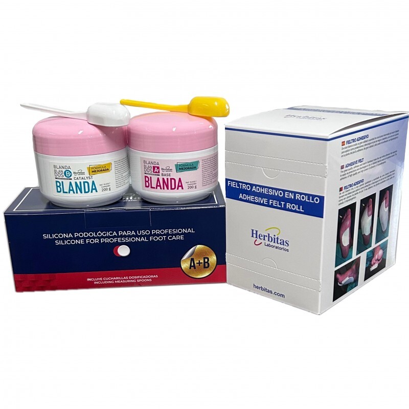 Kit Blanda Blandos (A+B) + feltro adesivo em rolo Herbitas