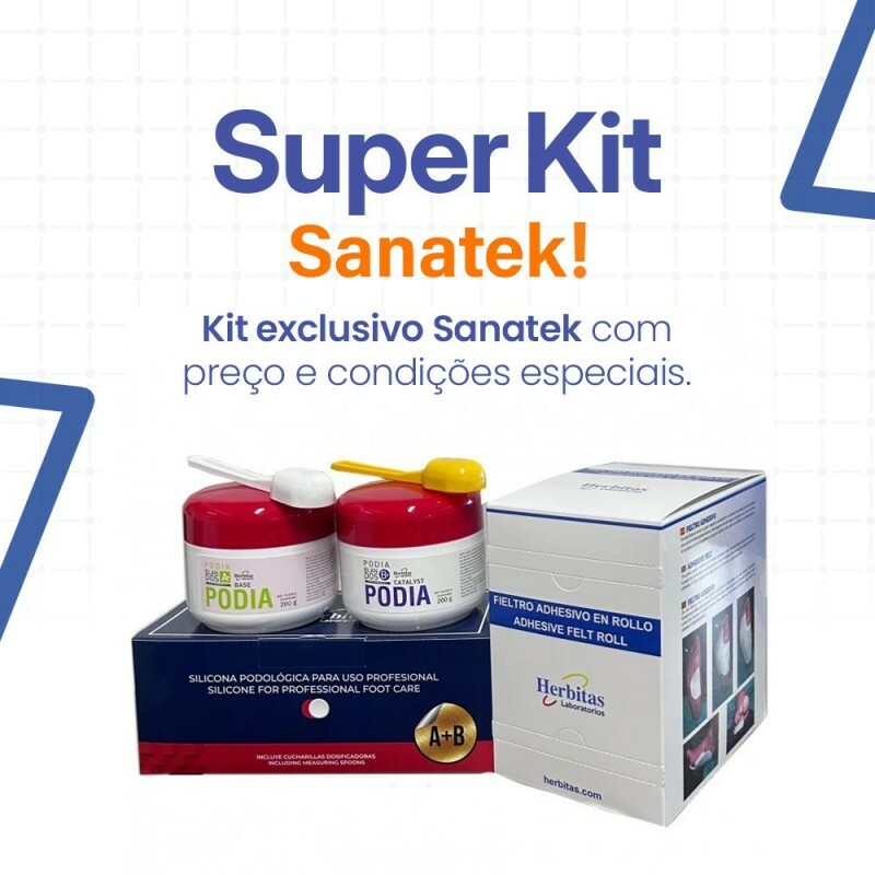 Kit Podiablandos (A+B) + feltro adesivo em rolo Herbitas